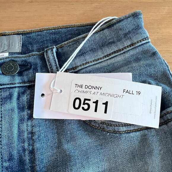Boyish THE DONNY Slim Stretch Skinny Jean Sz 26 in CHIMES AT MIDNIGHT - Picture 12 of 12